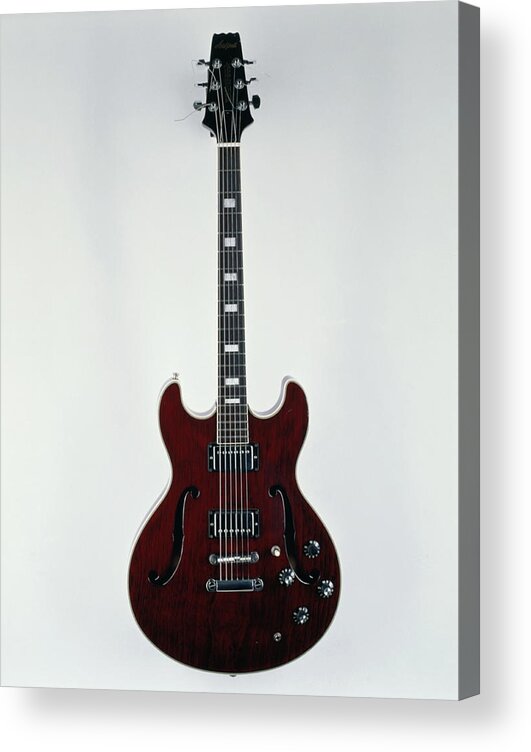 Flyselskaber princip udarbejde Aria Pro II Semi-acoustic Guitar Acrylic Print by Howard Kingsnorth -  Photos.com