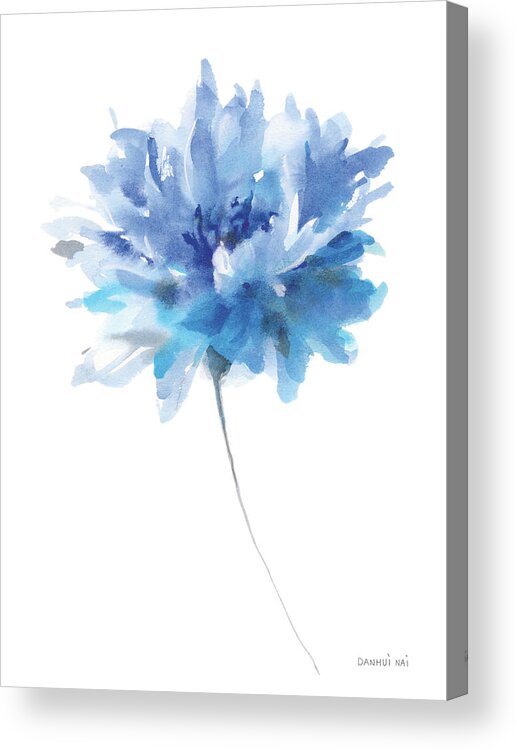 Blooming Acrylic Print featuring the painting Bold Blooming I by Danhui Nai