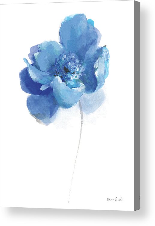 Blooming Acrylic Print featuring the painting Bold Blooming Iv by Danhui Nai