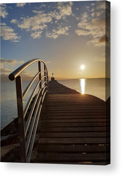 Bridge Acrylic Print featuring the photograph The Bridge Across Forever by Andrea Whitaker