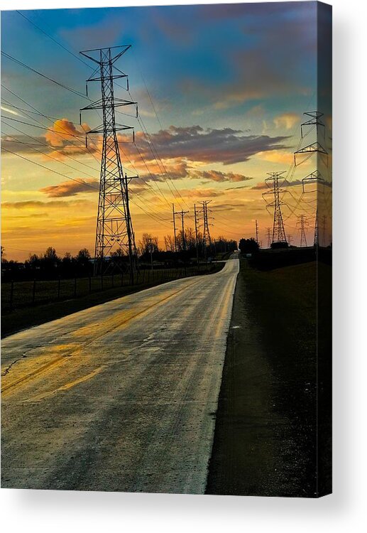  Acrylic Print featuring the photograph Early Drive by Jack Wilson