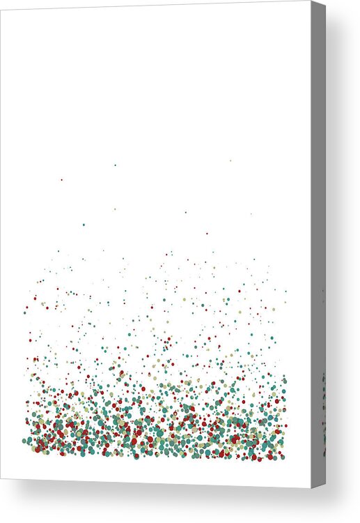 Dots Acrylic Print featuring the digital art Effervesce 1 by Scott Norris