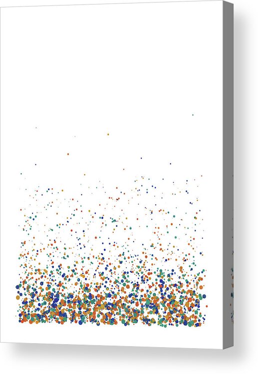 Dots Acrylic Print featuring the digital art Effervesce 3 by Scott Norris
