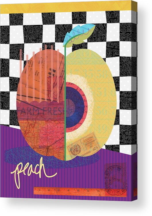 Fab Fruit 2 Acrylic Print featuring the digital art Fab Fruit 2 by Holli Conger