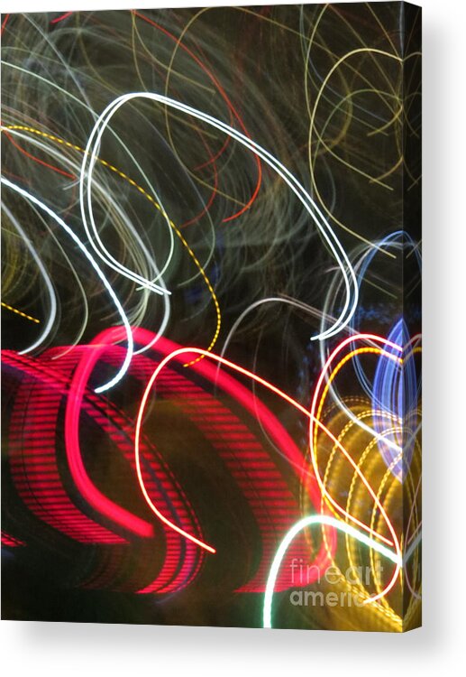 Abstract Acrylic Print featuring the photograph Free Form by World Reflections By Sharon