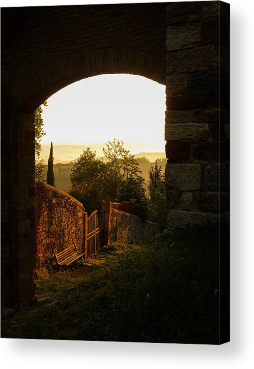 Gate Acrylic Print featuring the photograph Gateway by Roy Darnell