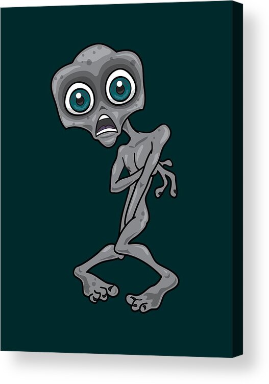 Alien Acrylic Print featuring the photograph Got Probed? by John Schwegel