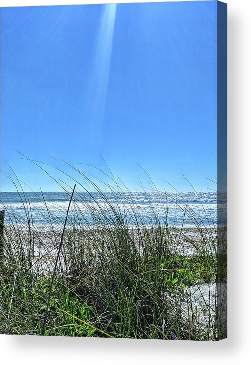Beach Acrylic Print featuring the photograph Gulf Breeze by Portia Olaughlin
