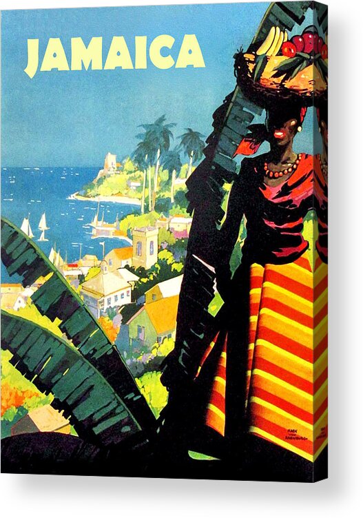 Jamaica Acrylic Print featuring the digital art Jamiaica by Long Shot
