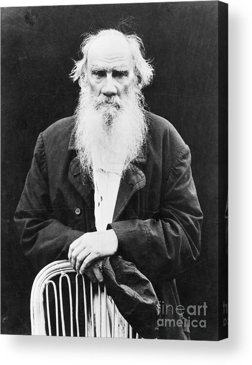 People Acrylic Print featuring the photograph Leo Tolstoy by Bettmann