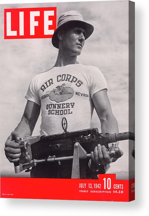Army Air Forces Acrylic Print featuring the photograph LIFE Cover: July 13, 1942 by Eliot Elisofon