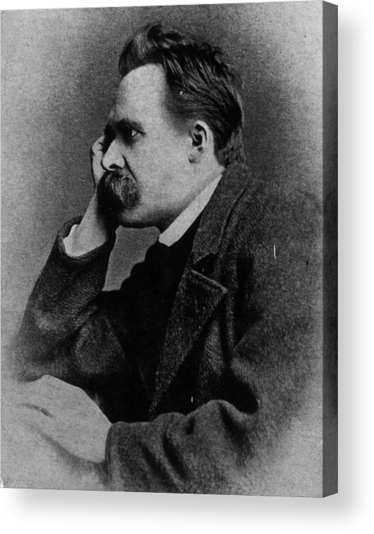 People Acrylic Print featuring the photograph Nietzsche by Hulton Archive