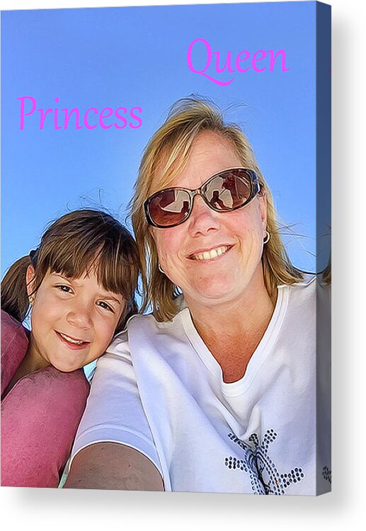  Acrylic Print featuring the photograph Princess and Queen by Rich Franco