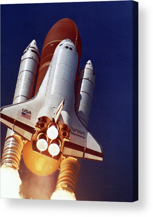 Taking Off Acrylic Print featuring the photograph Rocket Launch by Ablestock.com