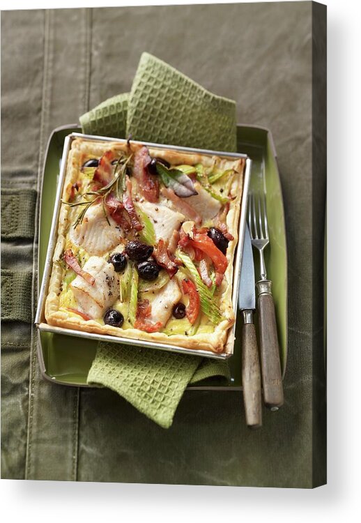 Ip_11388388 Acrylic Print featuring the photograph Stockfish Tart by Jan-peter Westermann