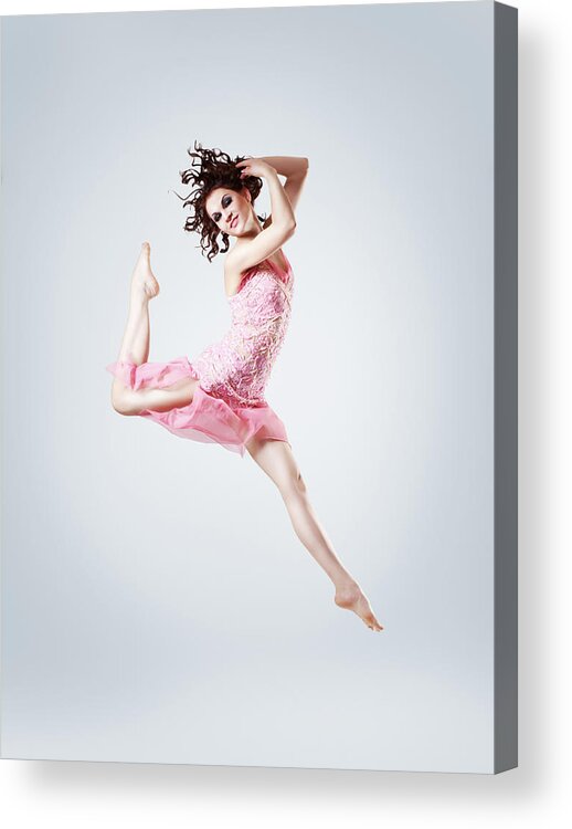Ballet Dancer Acrylic Print featuring the photograph The Jumping by Kristinagreke
