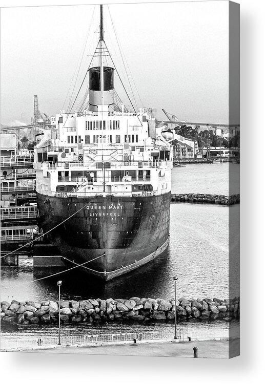 Queen Mary Acrylic Print featuring the photograph The Queen Mary by Arthur Bohlmann