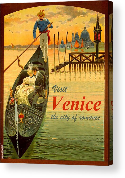 Venice Acrylic Print featuring the digital art Venice by Long Shot