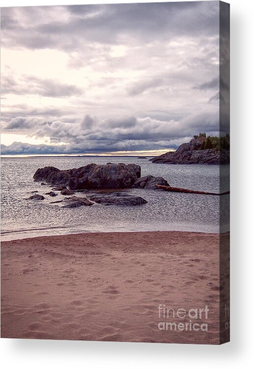 Marquette Acrylic Print featuring the photograph Lake Superior Islands by Phil Perkins