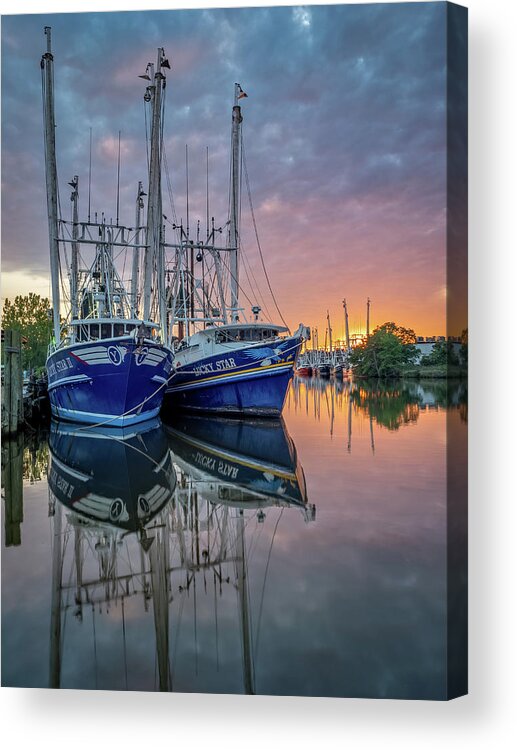 Sunset Acrylic Print featuring the photograph Bayou Sunset by Brad Boland