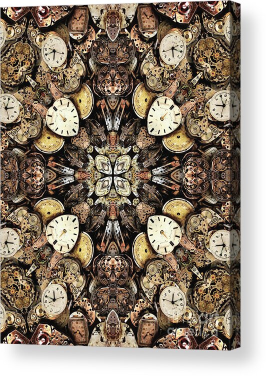 Time Acrylic Print featuring the photograph Pieces of Time #2 by Phil Perkins