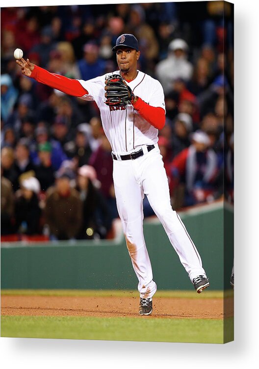 American League Baseball Acrylic Print featuring the photograph Xander Bogaerts #2 by Jared Wickerham