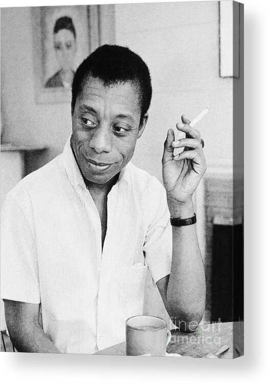 1950s Acrylic Print featuring the photograph James Baldwin by Granger