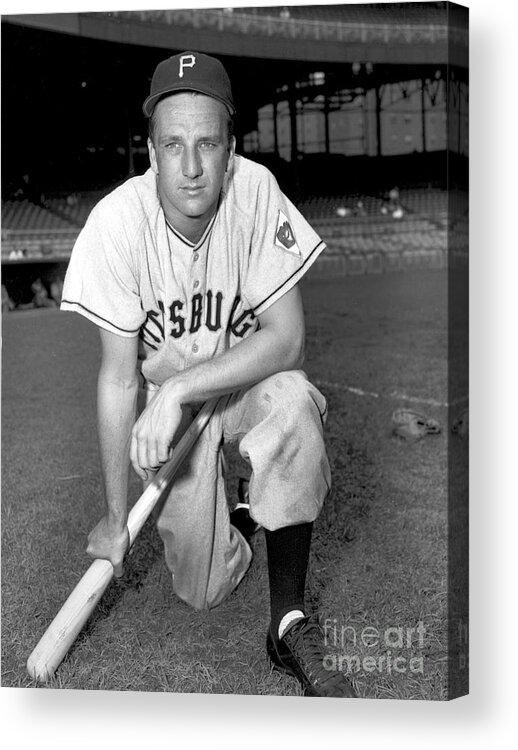 1950-1959 Acrylic Print featuring the photograph Ralph Kiner by Kidwiler Collection