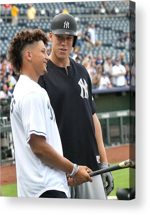 American League Baseball Acrylic Print featuring the photograph Aaron Judge by Icon Sportswire
