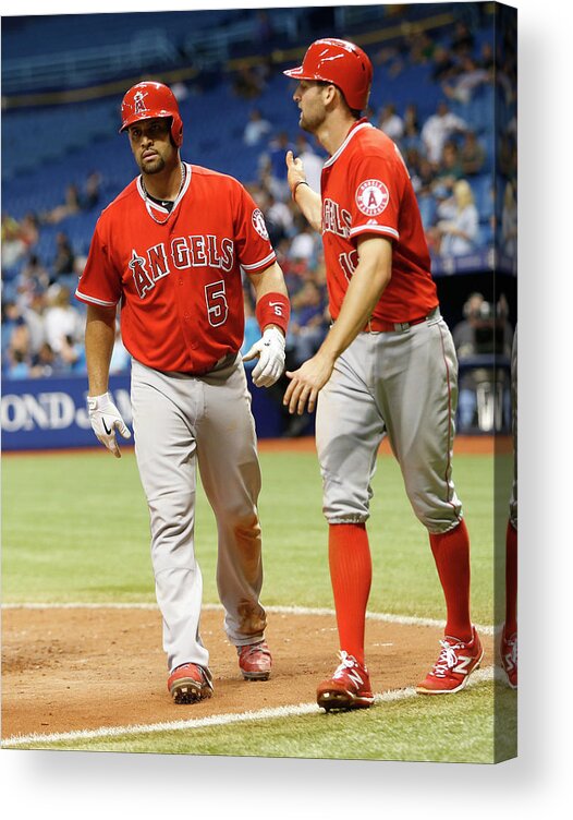 Ninth Inning Acrylic Print featuring the photograph Albert Pujols by Brian Blanco