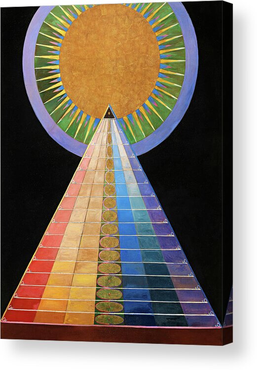 Hilma Af Klint Acrylic Print featuring the painting Altarpiece, 1915 by Hilma af Klint