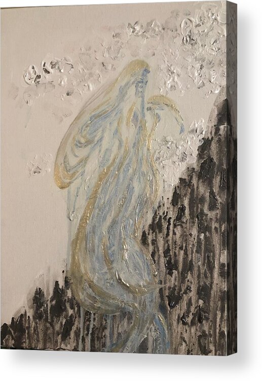 Goddess Acrylic Print featuring the painting Ascent by Bethany Beeler