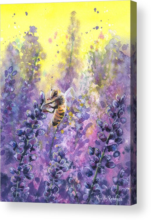  Acrylic Print featuring the painting Honey by Kirsty Rebecca