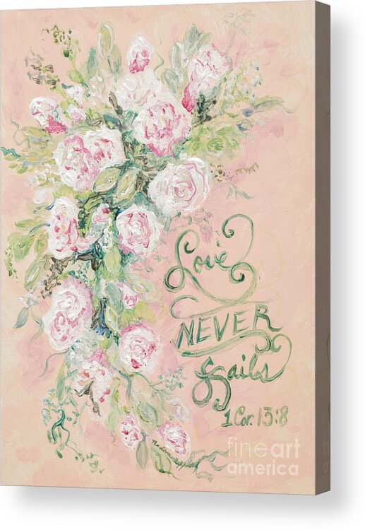 Beloved Acrylic Print featuring the painting Beloved by Nadine Rippelmeyer