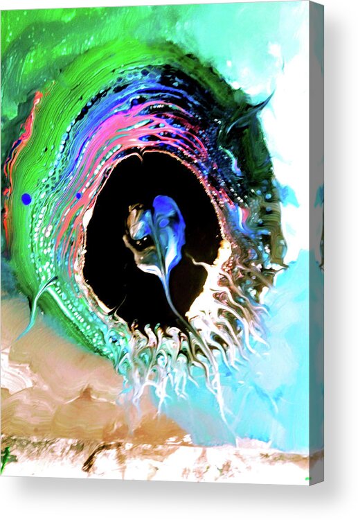 Fish Acrylic Print featuring the painting Big Fish by Anna Adams