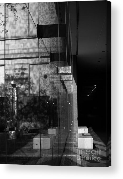 Carnegie Museum Acrylic Print featuring the photograph CarnegieWalkway by Mary Kobet
