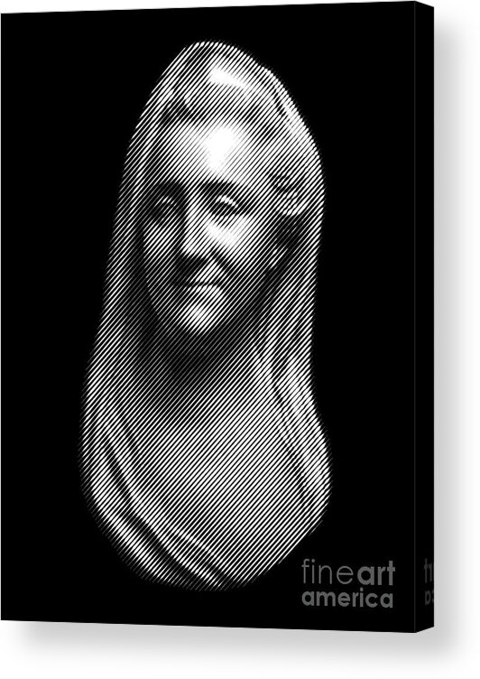 Catherine Acrylic Print featuring the digital art Catherine the great, Empress of Russia by Cu Biz