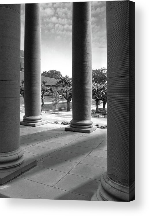 Columns Acrylic Print featuring the photograph Columns 6 by Mike McGlothlen