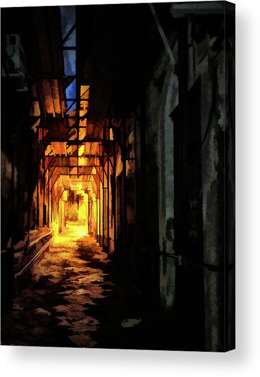 2019 Acrylic Print featuring the photograph Dante's Alley by Monroe Payne