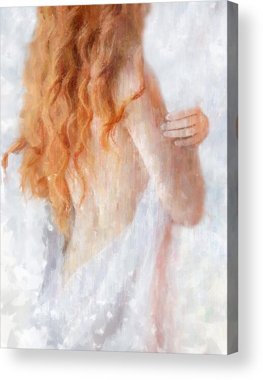 Impressionism Acrylic Print featuring the painting Dawn by Jacky Gerritsen