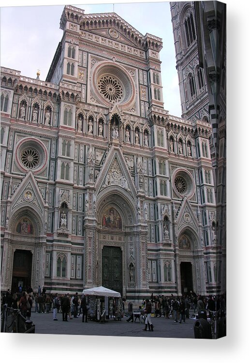 Duomo Acrylic Print featuring the photograph Duomo of Florence by Regina Muscarella