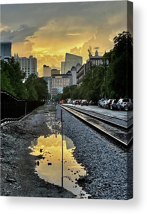 Sunset Acrylic Print featuring the photograph Eastside After the Storm by Tanya White