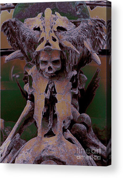 Ghoul Acrylic Print featuring the photograph eerie photography - Ghoul II by Sharon Hudson