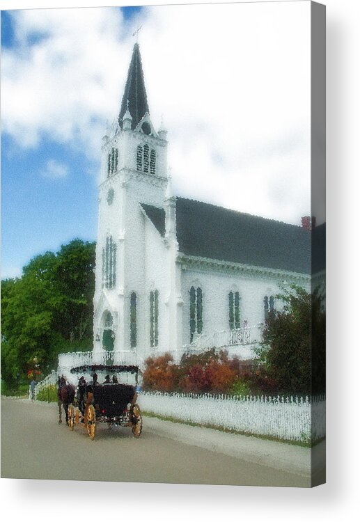 Church Acrylic Print featuring the photograph Going to Church by Robert Carter