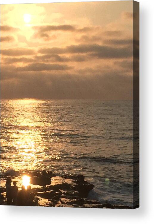 Golden Acrylic Print featuring the photograph Golden hour #1 by Lisa White