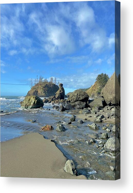 Grandmother Rock Acrylic Print featuring the photograph Grandmother Rock by Daniele Smith