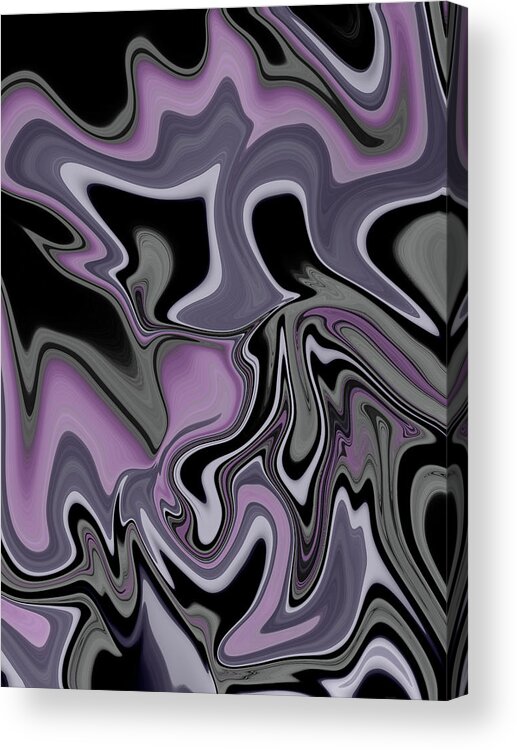  Acrylic Print featuring the digital art Happy Face by Michelle Hoffmann