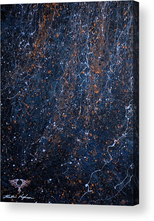 Abstract Acrylic Print featuring the painting Into the Light by Heather Meglasson Impact Artist