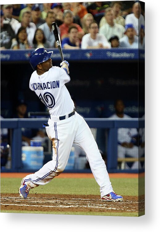 American League Baseball Acrylic Print featuring the photograph Jay Rogers by Abelimages