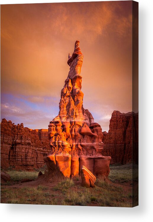 Hopi Clown Acrylic Print featuring the photograph Last Dance of the Day by Peter Boehringer